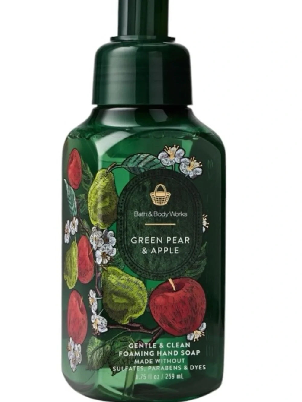 5X GREEN PEAR & APPLE Foaming Hand Soap 8.75 fl oz Bath & Body Works Set NEW